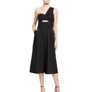 NWT A.L.C. Athelia One-Shoulder Wide-Leg Jumpsuit